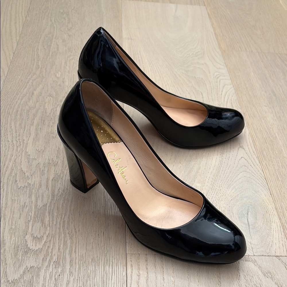 Cole Haan Women's Black Patent Leather Heels